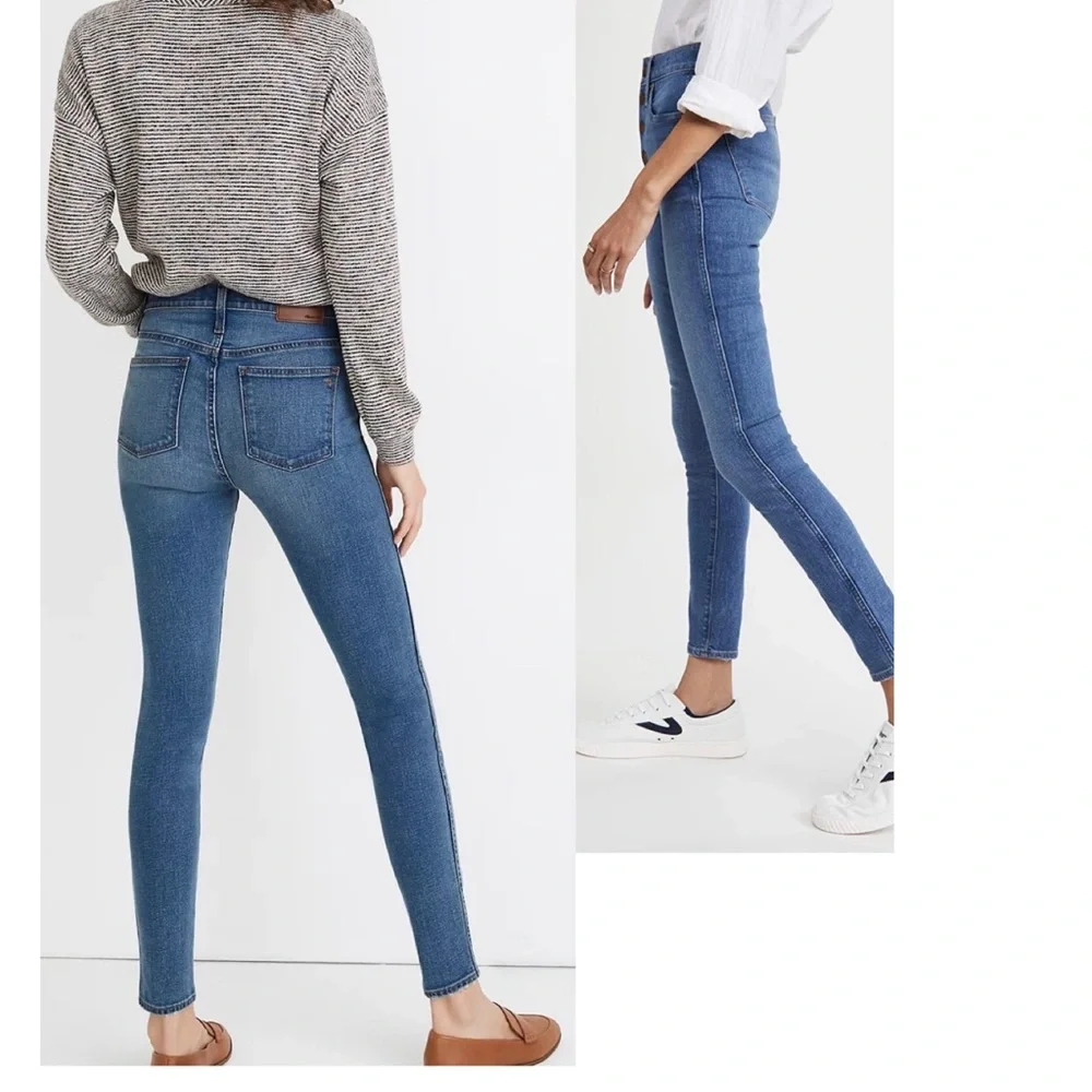 NWT Madewell High Waist skinny jeans - Button Fly Premium Denim 25 - Picture 5 of 13